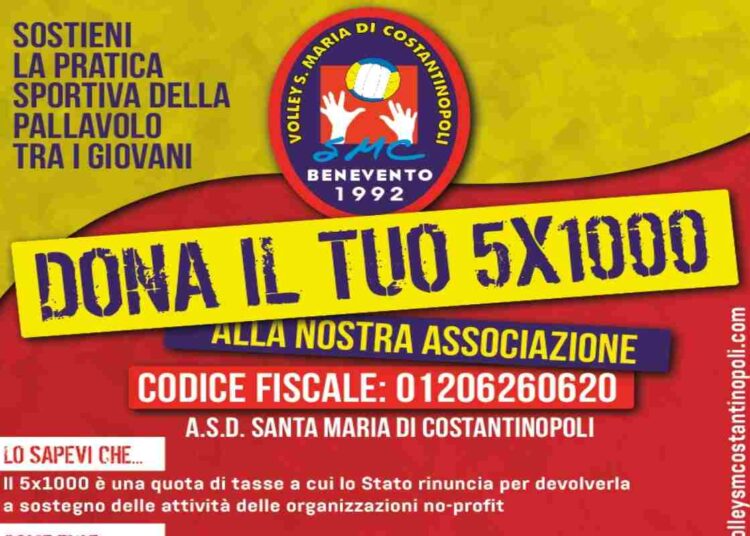 Dona il tuo 5×1000 all’Accademia Volley: un piccolo gesto per far crescere lo sport
