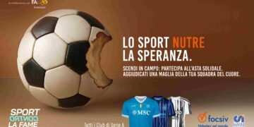 Il grande calcio a sostegno di “Sport contro la fame”: al via su CharityStars l’asta solidale con le maglie della Serie A