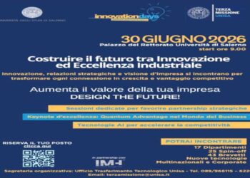 “Design the Future”: l’Università di Salerno si prepara agli Innovation Days