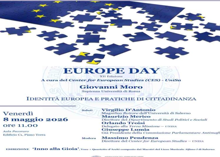 L’università di Salerno celebra la giornata dell’Europa