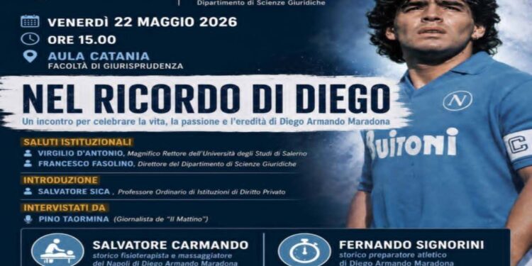 L’Università di Salerno celebra Diego Armando Maradona