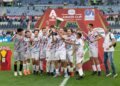 La Parrocchia San Giuseppe Lavoratore alza la coppa della Philadelphia Junior Cup | Keep Racism Out