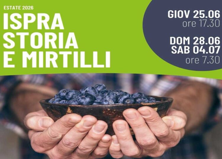 Storia e sapori di Ispra e del suo lago: il 28 giugno escursione dal lungolago al parco della Quassa per raccogliere mirtilli bio