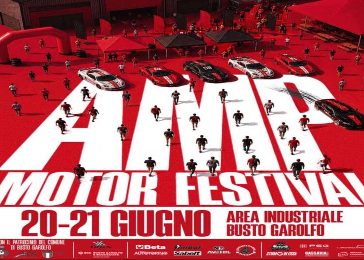 AMP Motor Festival: una gara e due giorni di festa ed esposizioni di auto da competizione il 20 e 21 giugno a Busto Garolfo