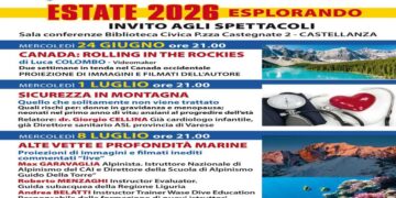 Sicurezza in montagna: a Castellanza una serata per approfondire i rischi meno conosciuti il primo luglio con il Cai