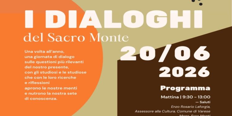 “Dove non c’è dialogo subentrano le armi”: i Dialoghi del Sacro Monte di Varese portano studiosi ed esperti per leggere il presente il 20 giugno