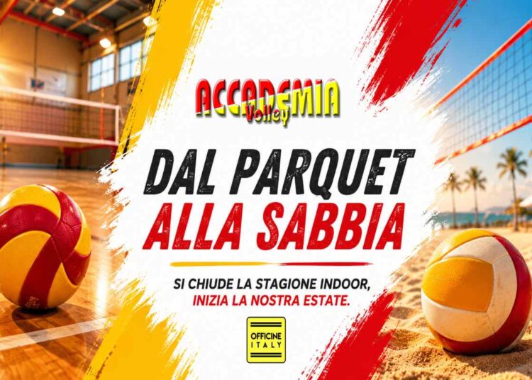 Dal parquet alla sabbia: l’Accademia Volley presenta la sua estate di sport, beach volley e divertimento