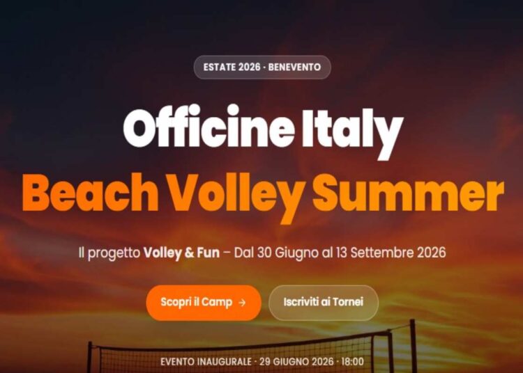 Nasce Officine Italy Beach Volley Summer 2026
