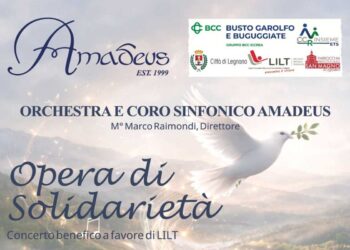 Opera di solidarietà a Legnano il 27 giugno con The Sound of Peace, concerto benefico a favore della Lilt