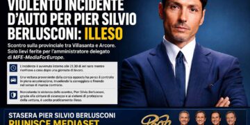 Paura per Pier Silvio Berlusconi: coinvolto in un violento incidente, ma esce illeso dallo scontro