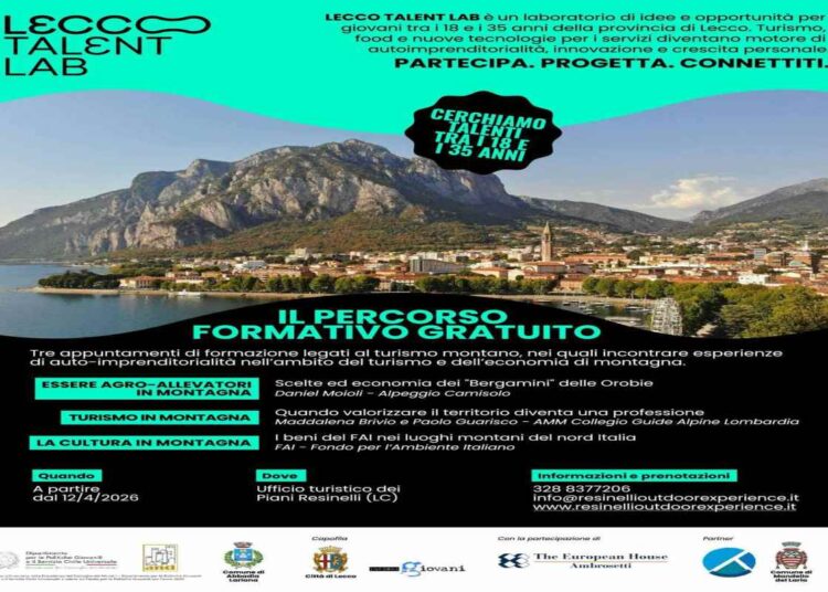 “Turismo in montagna: quando valorizzare il territorio diventa una professione” per Lecco Talent Lab incontro di formazione gratuita martedì 9 giugno