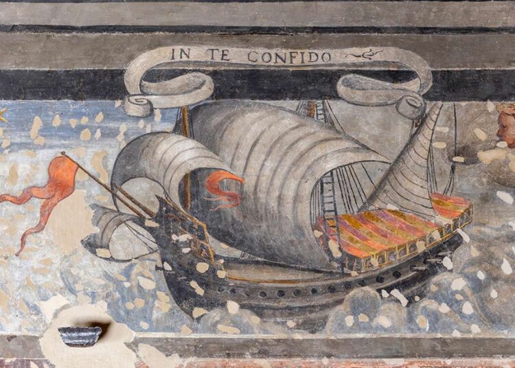 La Biblioteca Leopardi svela un affresco della fine del XVI secolo: aperta al pubblico la Sala degli Antichi