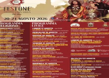 GROTTAMINARDA (AV) – Dal 20 al 24 agosto la 135° edizione del “Festone”
