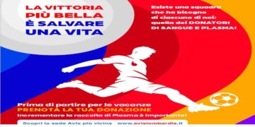 Sangue e plasma non vanno in vacanza. Appello alla donazione estiva di Avis Lombardia, con Regione, Areu e Crs