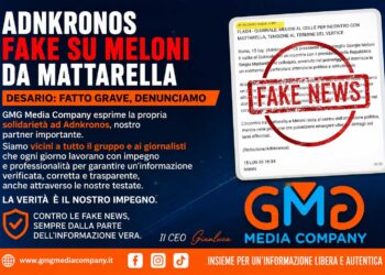 Fake attribuito ad Adnkronos sul presunto incontro Meloni-Mattarella: la denuncia dell’agenzia e la solidarietà di GMG Media Company