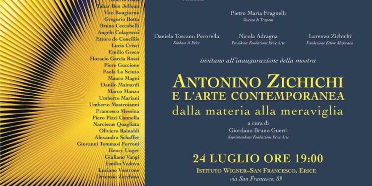 Erice. In una mostra Alberto Biasi ricorda l’amico Antonino Zichichi