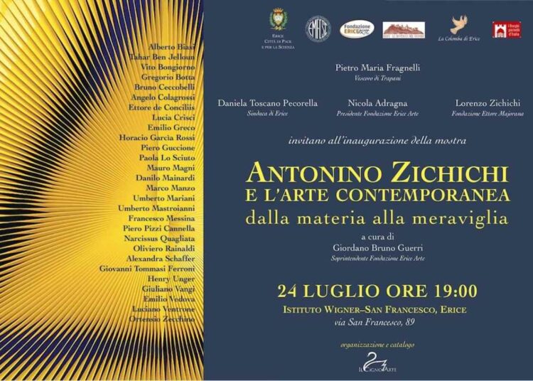 Erice. In una mostra Alberto Biasi ricorda l’amico Antonino Zichichi