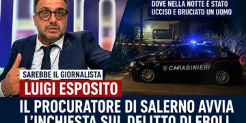 Orrore a Eboli: giornalista ucciso e dato alle fiamme nella notte. Aperta inchiesta dalla Procura di Salerno