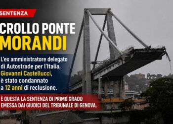 Ponte Morandi, condannato a 12 anni l’ex ad di Autostrade Giovanni Castellucci