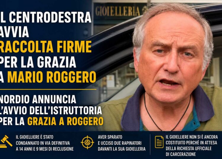 Raccolta firme per la grazia a Mario Roggero: Nordio avvia l’istruttoria