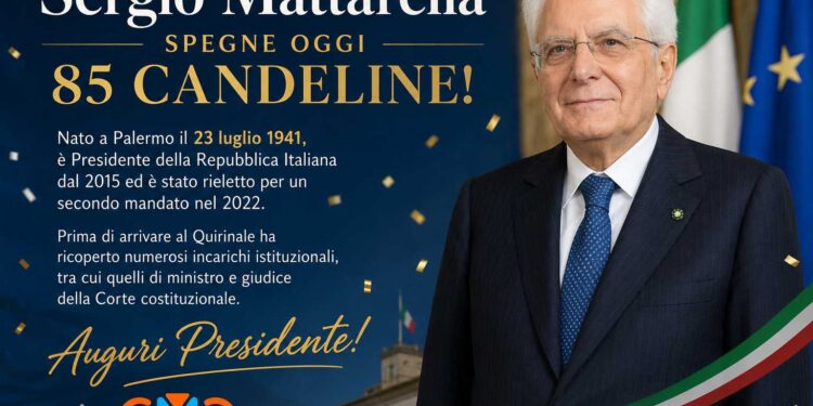Sergio Mattarella compie 85 anni: una vita al servizio della Repubblica