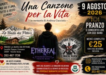 “Una Canzone per la Vita”: il 9 agosto una giornata speciale per ricordare Andrea Cucciola tra musica, solidarietà e speranza