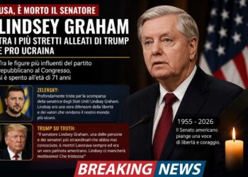 Usa, morto il senatore Lindsey Graham: aveva 71 anni. Trump e Zelensky lo ricordano con commozione