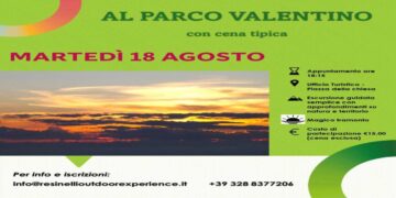 Lecchese, escursione guidata al tramonto al Parco del Valentino con cena tipica martedì 18 agosto
