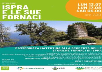 Passeggiata al fresco del mattino “Ispra e le sue fornaci” il 17 agosto