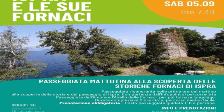 Passeggiata al fresco del mattino “Ispra e le sue fornaci” il 17 agosto