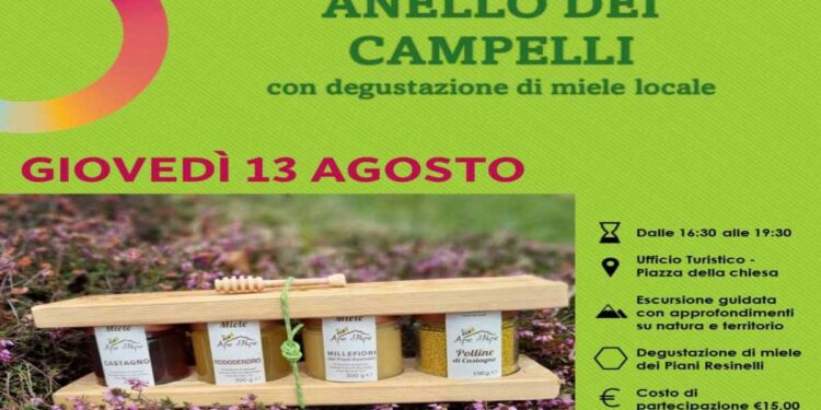 Lecchese, escursione guidata giovedì 13 agosto all’anello dei Campelli con degustazione di miele locale