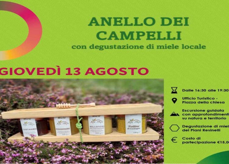 Lecchese, escursione guidata giovedì 13 agosto all’anello dei Campelli con degustazione di miele locale