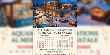 Magia e artigianato al Castello dell’Ettore: Aquamarine Creations ti aspetta al Mercatino di Natale di Apice Vecchia