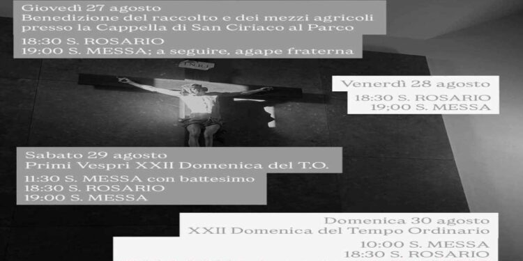 Pila ai Piani, quattro giorni di celebrazioni per la chiusura di agosto e il saluto a Fr. Cosimo