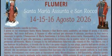 A FLUMERI I SOLENNI FESTEGGIAMENTI IN ONORE DI SANTA MARIA ASSUNTA E SAN ROCCO