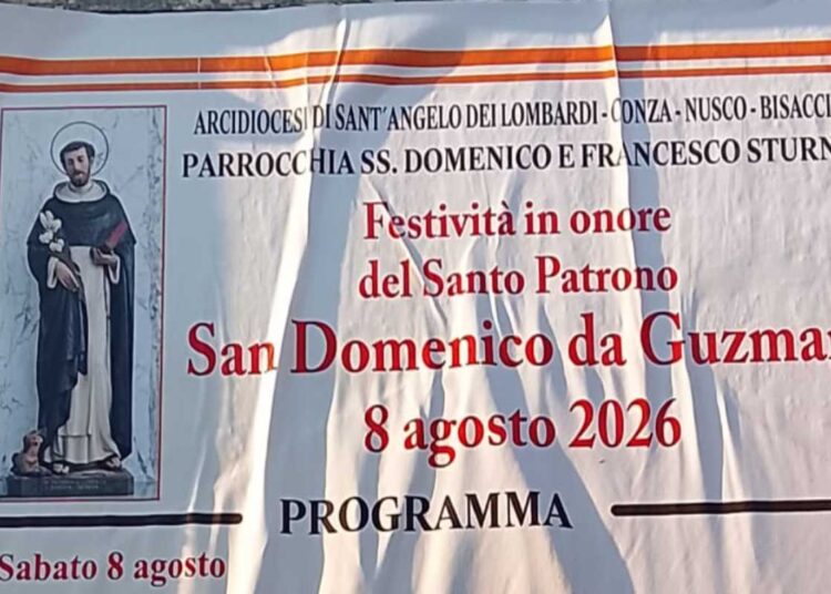 A STURNO I FESTEGGIAMENTI IN ONORE DI SAN DOMENICO DA GUZMAN