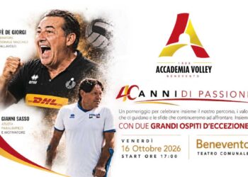40 anni di passione: l’Accademia Volley celebra la sua storia al Teatro Comunale di Benevento