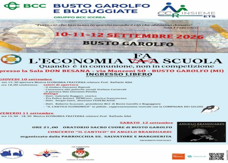 Busto Garolfo rende omaggio a San Francesco con un concerto di Angelo Branduardi sul Cantico il 12 settembre