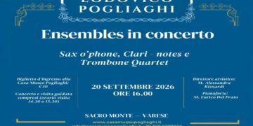 Sacro Monte di Varese, Ensembles in concerto alla Casa Museo Pogliaghi con visita guidata al museo domenica 20 settembre