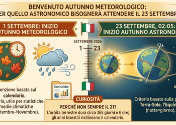 Benvenuto autunno meteorologico: per quello astronomico bisognerà attendere il 23 settembre