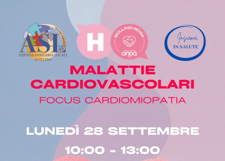 Giornata del cuore: lunedì 28 settembre visite ed esami gratuiti per le donne all’Ospedale di Ariano Irpino