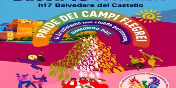 PRIDE dei CAMPI FLEGREI 2026: IL 19 SETTEMBRE IL CORTEO ARRIVA A BACOLI