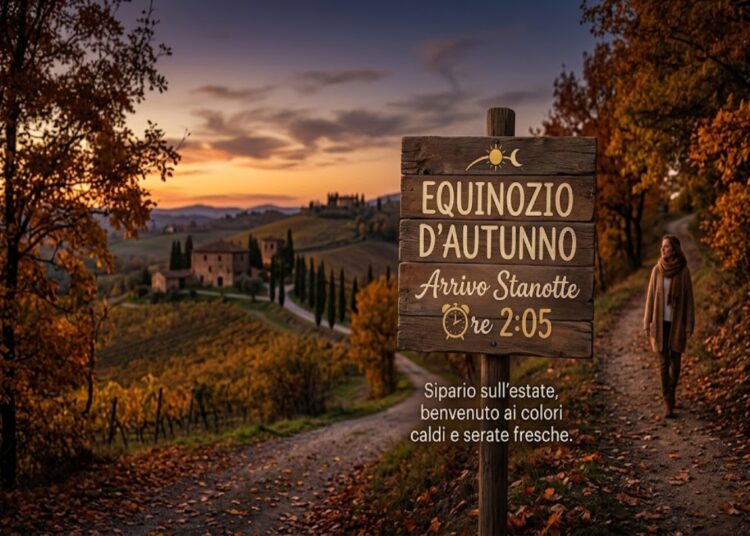 Sipario sull’estate: stanotte alle 2:05 scatta l’equinozio d’autunno