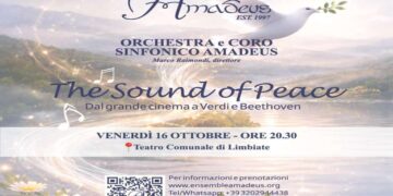 “The Sound of Peace”, a Limbiate il 16 ottobre la grande musica celebra la pace: da Morricone a Beethoven con il Coro e l’Orchestra Sinfonica Amadeus