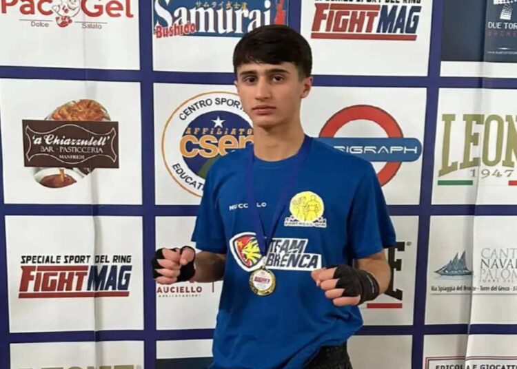 Da Castel San Lorenzo ai Mondiali in Spagna: il giovane Giovanni Mucciolo vola in Nazionale con la Fight1