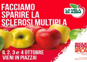 La Mela di AISM torna nelle piazze il 2, 3 e 4 ottobre